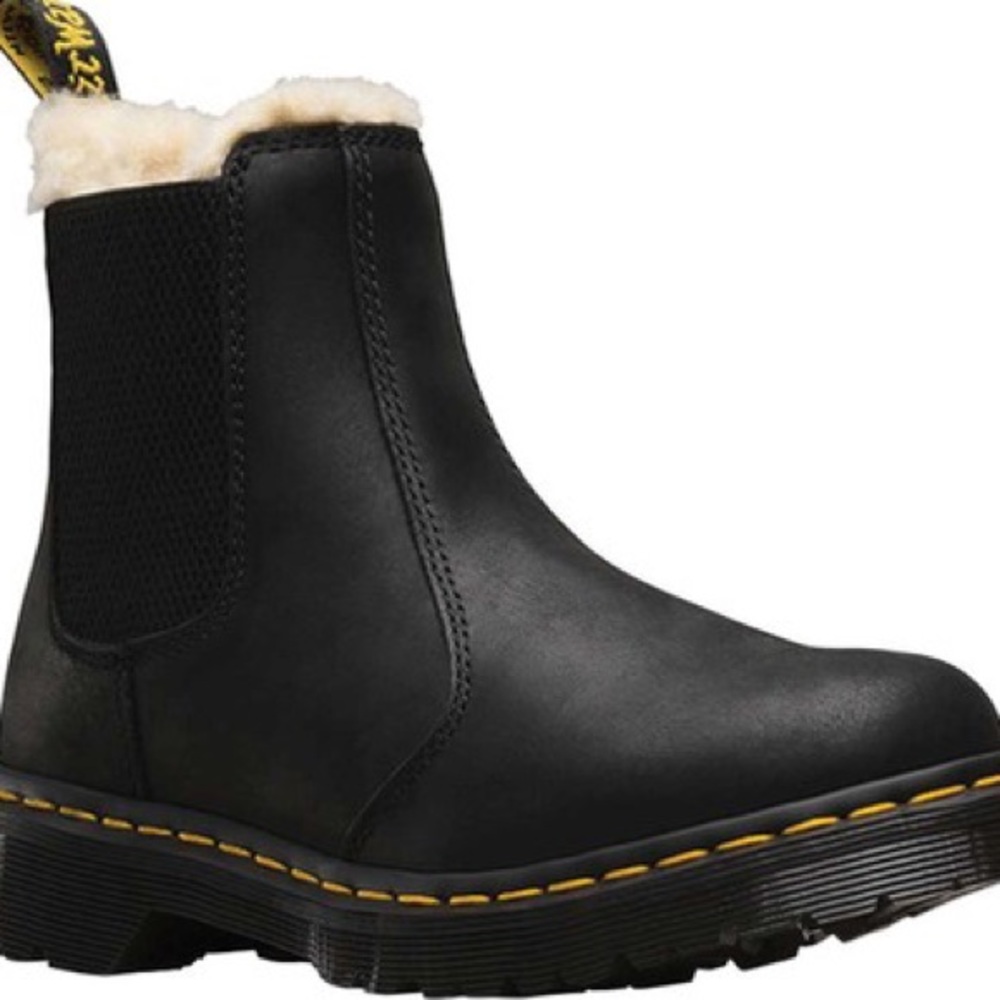 Dr. Martens Fur Lined Chelsea Boot